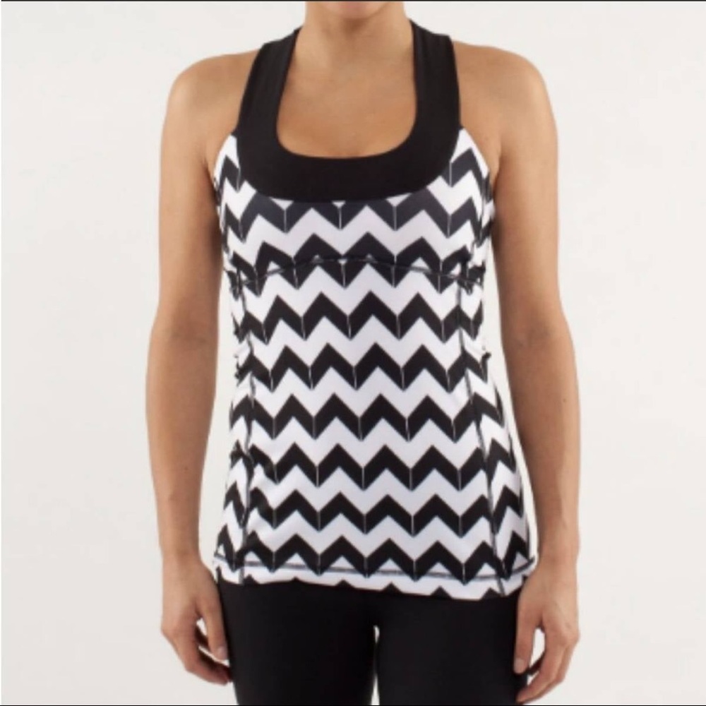 Lululemon Chevron Arrow Scoop Neck Tank